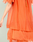 Vestido Seda Delfina