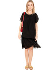 Vestido Seda Delfina