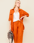 Set Lino Eleonora - Chaqueta y Pantalón