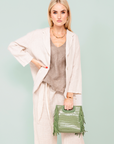 Set Lino Irene - Blazer y Pantalón