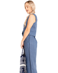 Set Lino Ambra - Chaleco y Pantalon