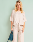 Set Lino Giuliana - Blusa y Pantalón