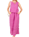 Set Lino Emanuela - Blusa y Pantalón