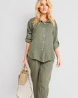 Set Lino Ludovica - Camisa y Pantalón