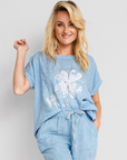 Set Lino Grazia - Blusa Estampada y Pantalon