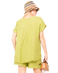 Set Lino Fabiana - Blusa y Pantalón Corto