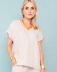 Set Lino Fabiana - Blusa y Pantalón Corto