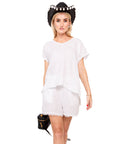 Set Lino Fabiana - Blusa y Pantalón Corto
