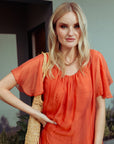 Vestido Seda Delfina