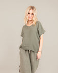 Blusa Lino Lorenza