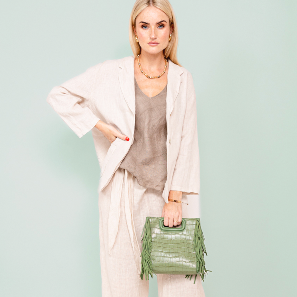 Set Irene de lino, blazer y pantalón, Filippa
