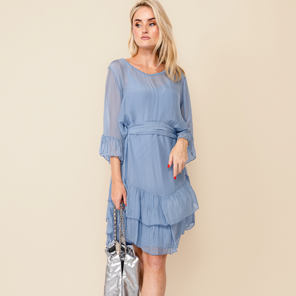 Vestido Seda Raffaella