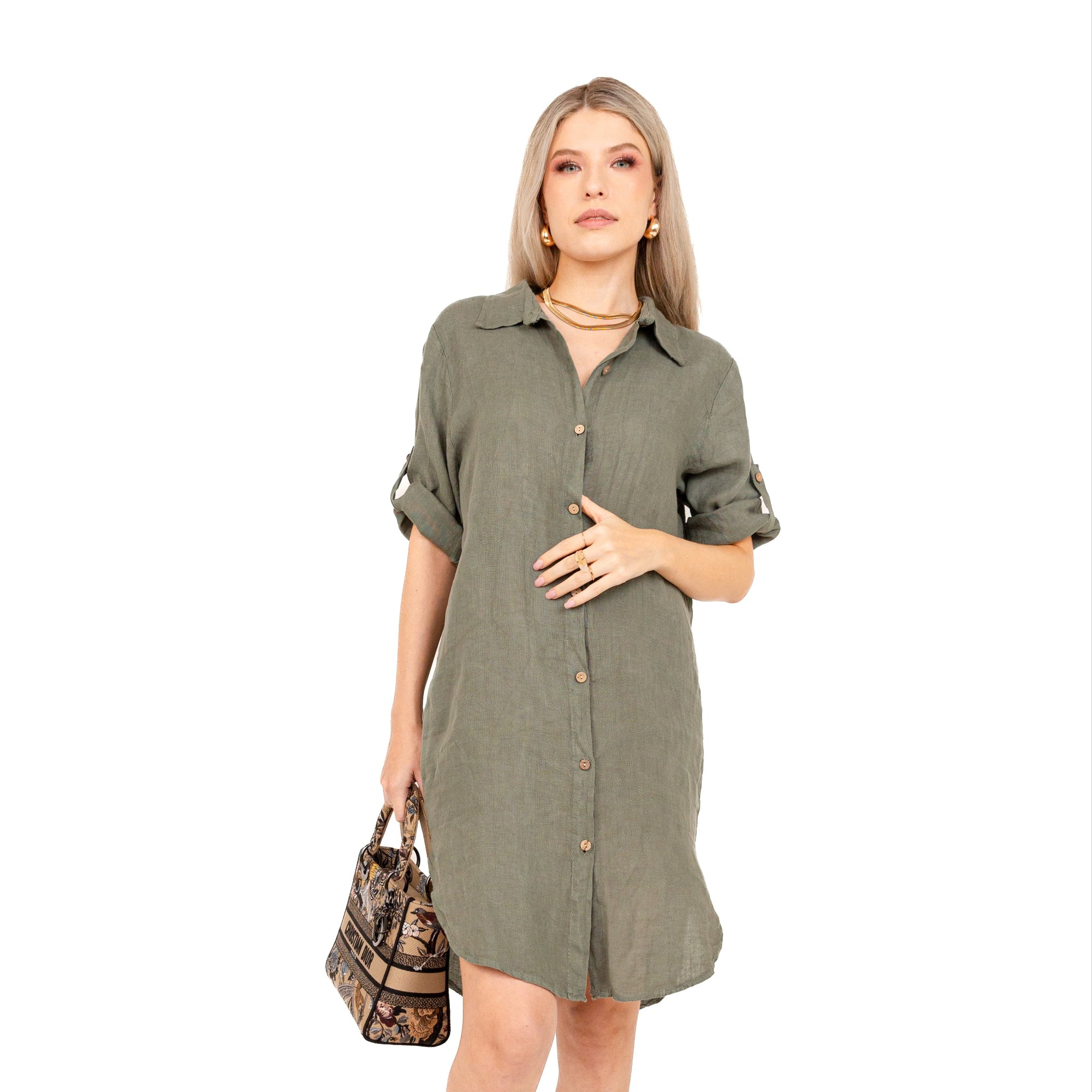 Vestido Lino Azzura