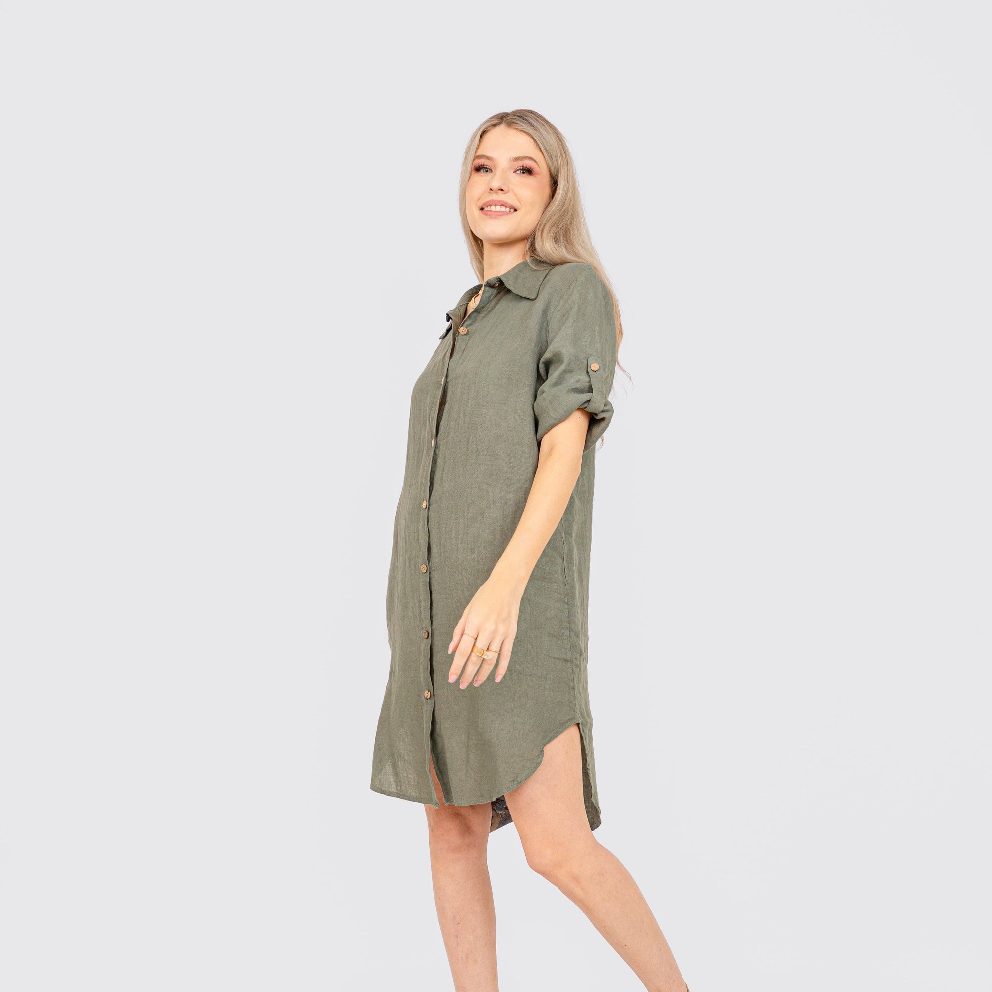 Vestido Lino Azzura