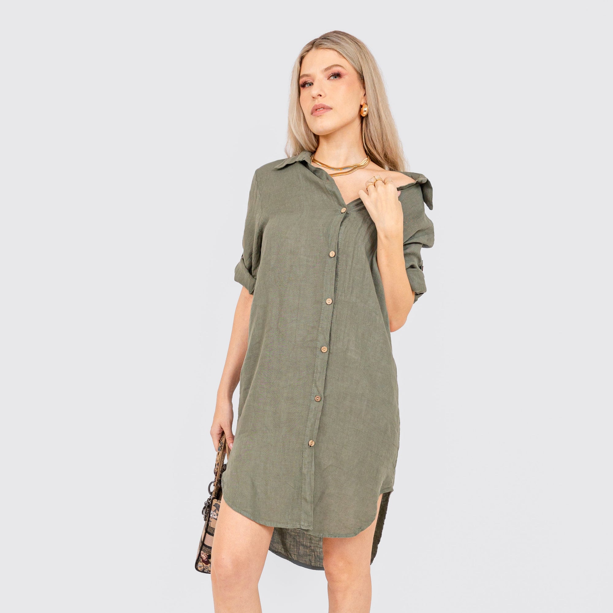 Vestido Lino Azzura