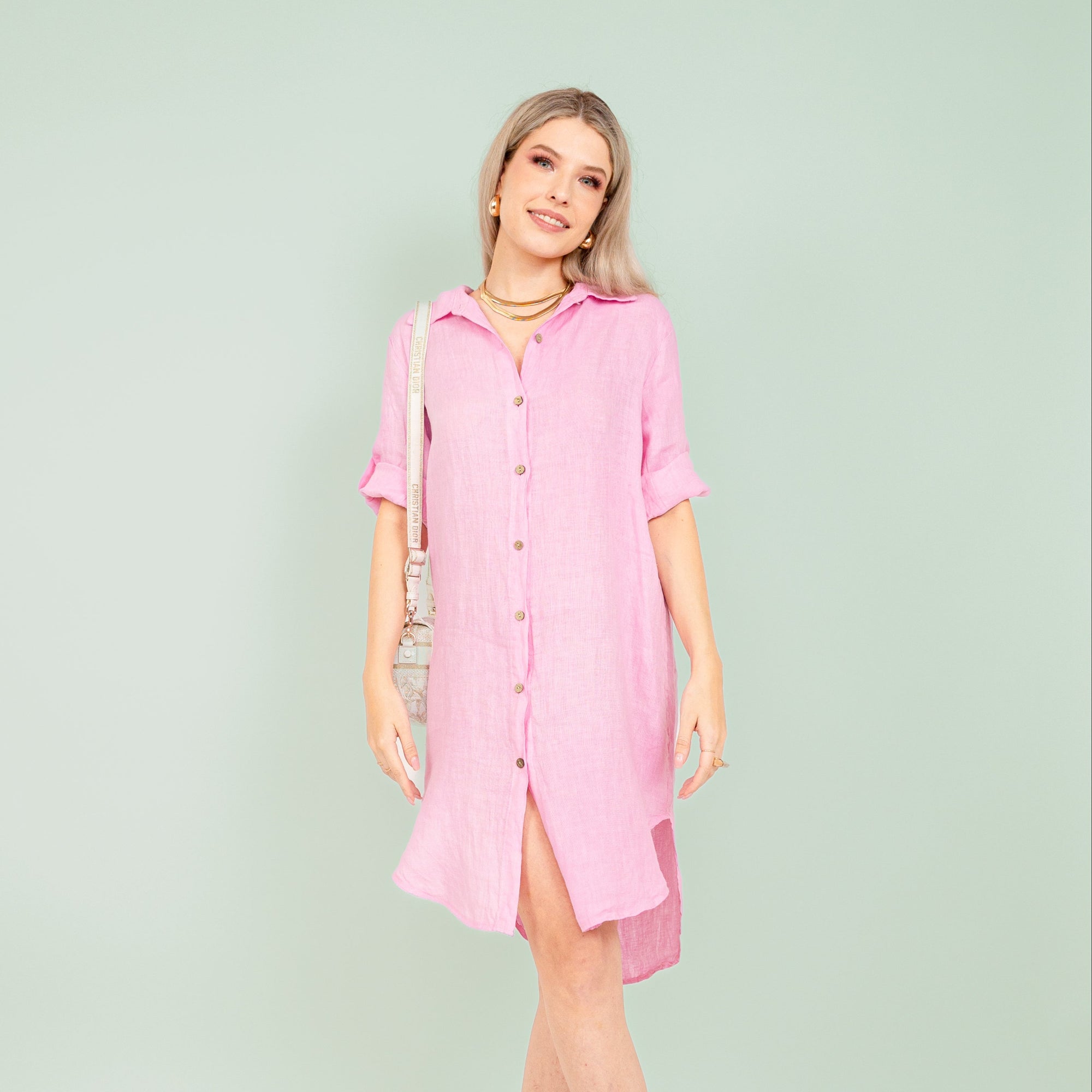 Vestido Lino Azzura
