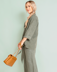 Set Lino Irene - Blazer y Pantalón