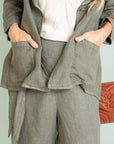 Set Lino Irene - Blazer y Pantalón