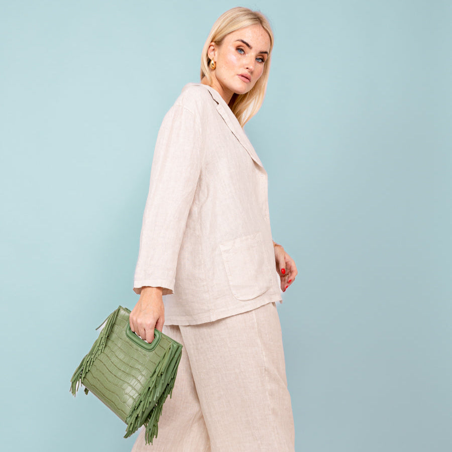 Set Lino Irene - Blazer y Pantalón