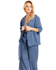 Set Lino Irene - Blazer y Pantalón