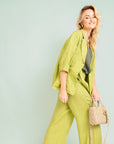 Set Lino Irene - Blazer y Pantalón
