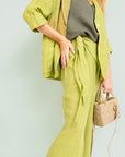 Set Lino Irene - Blazer y Pantalón