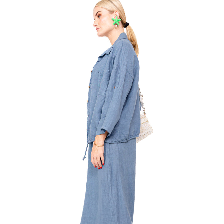 Set Lino Carlota - Camisa y Pantalón