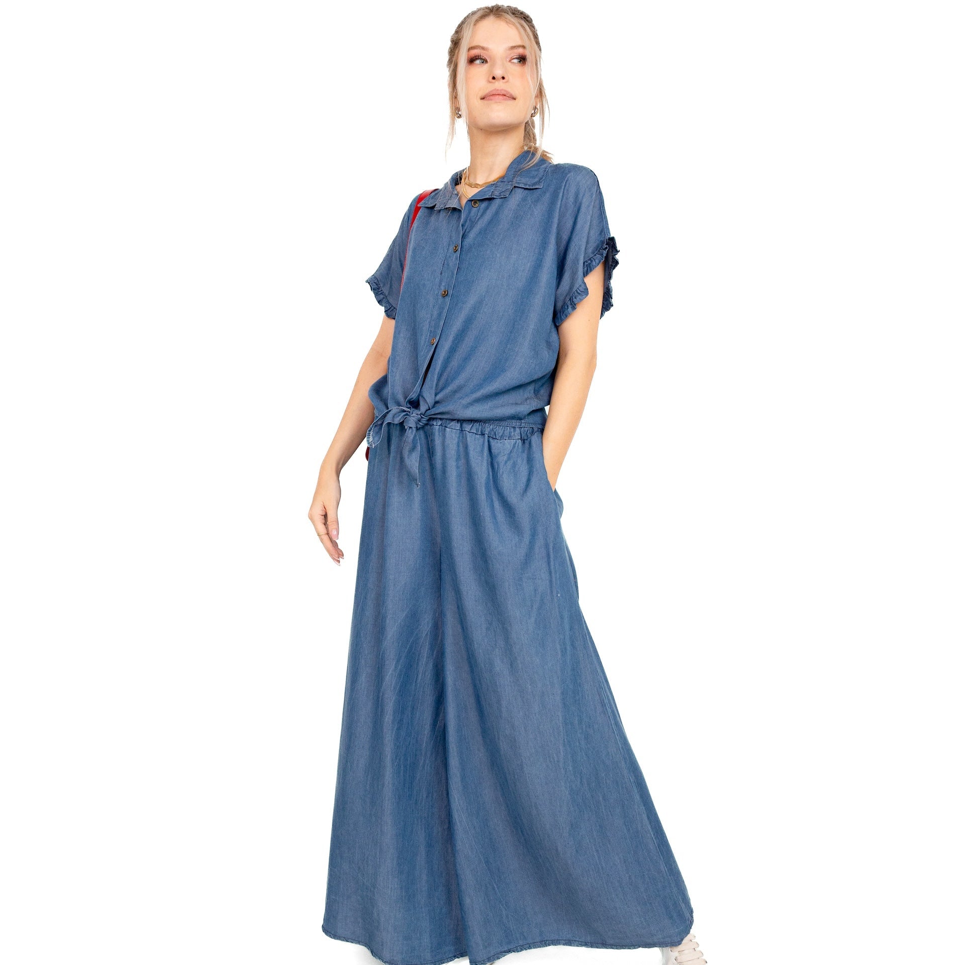 Pantalón Lyocell Esmeralda