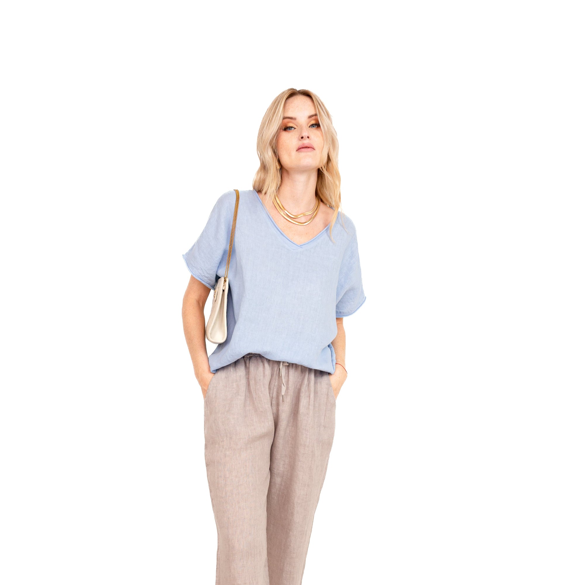 Blusa Lino Lorenza