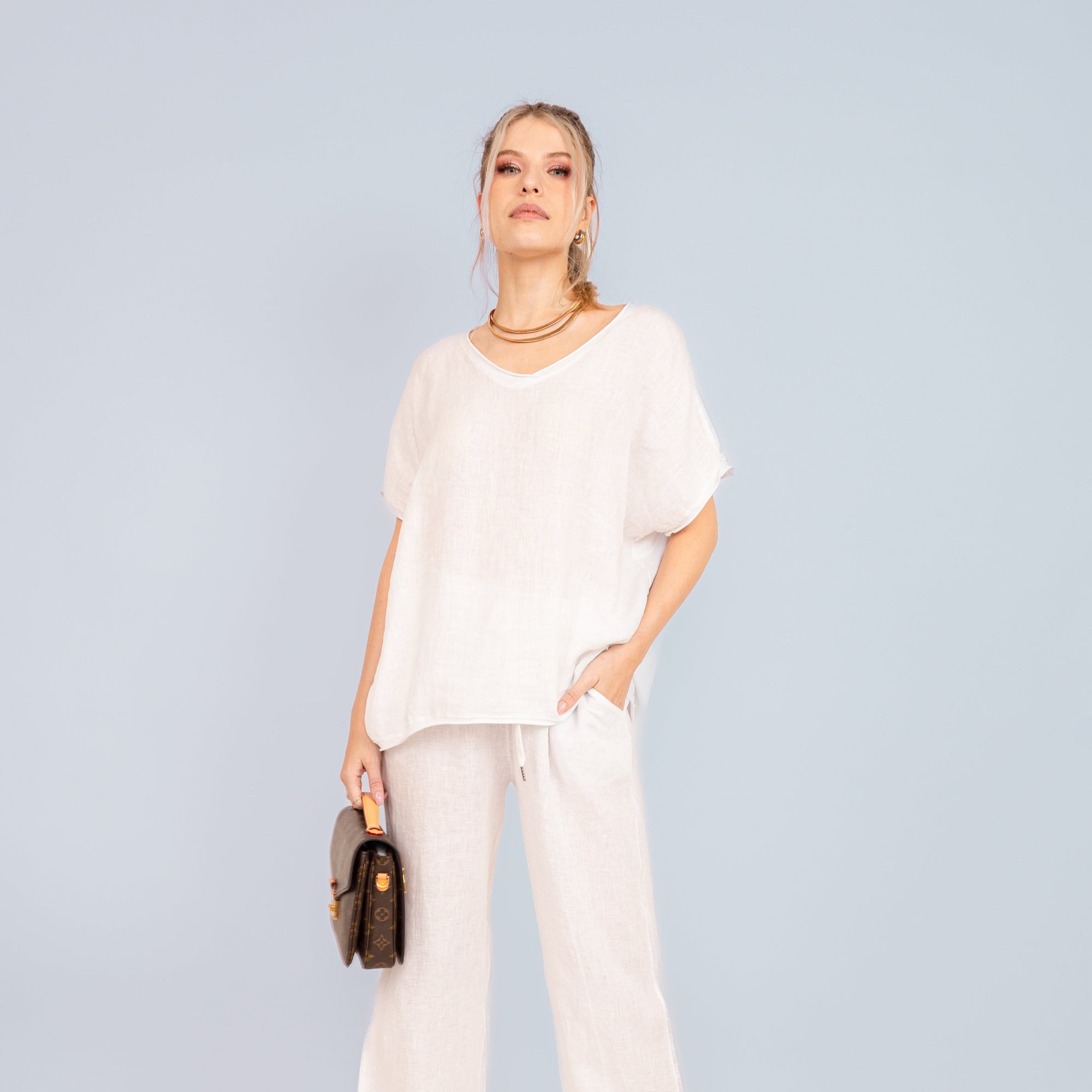 Blusa Lino Lorenza