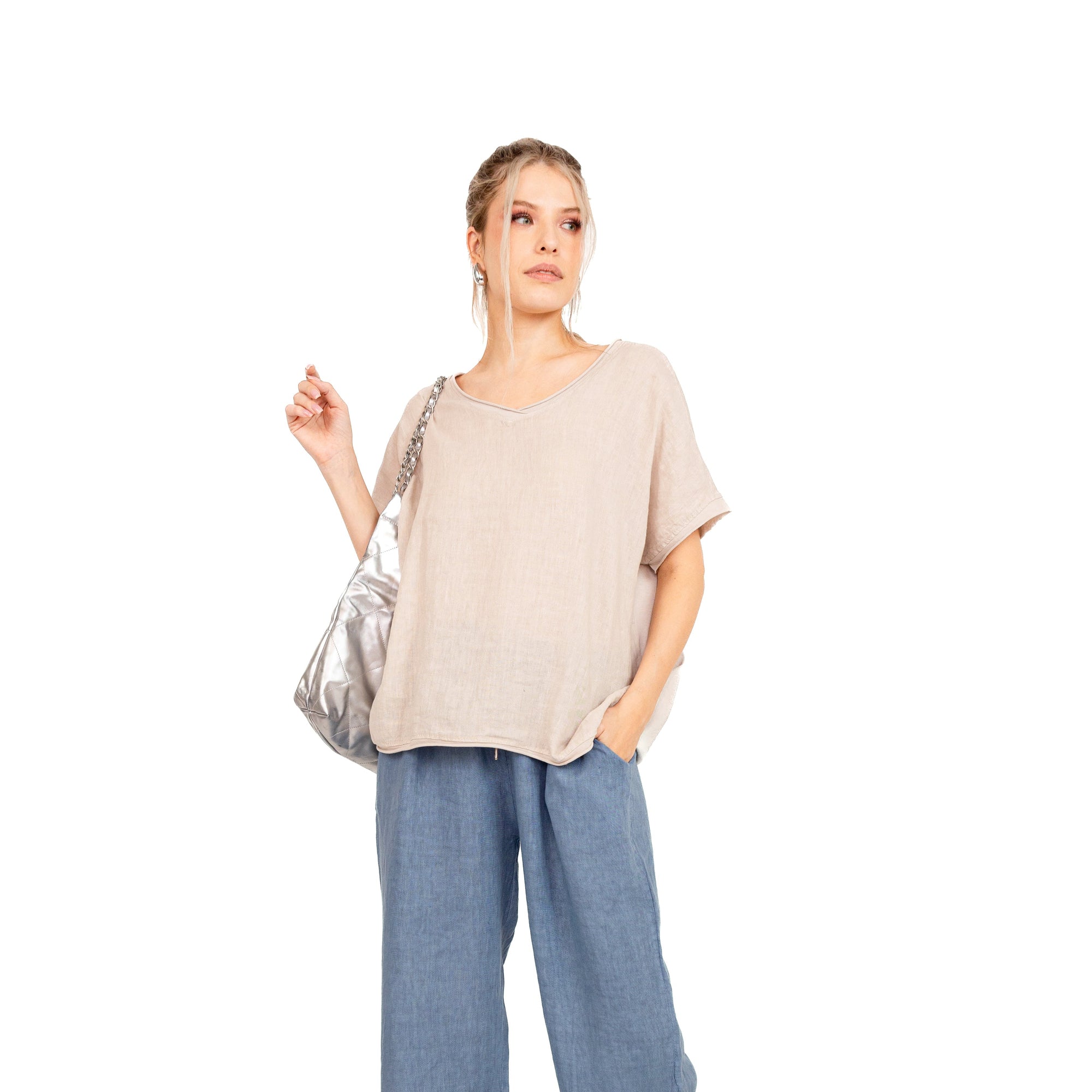 Blusa Lino Lorenza