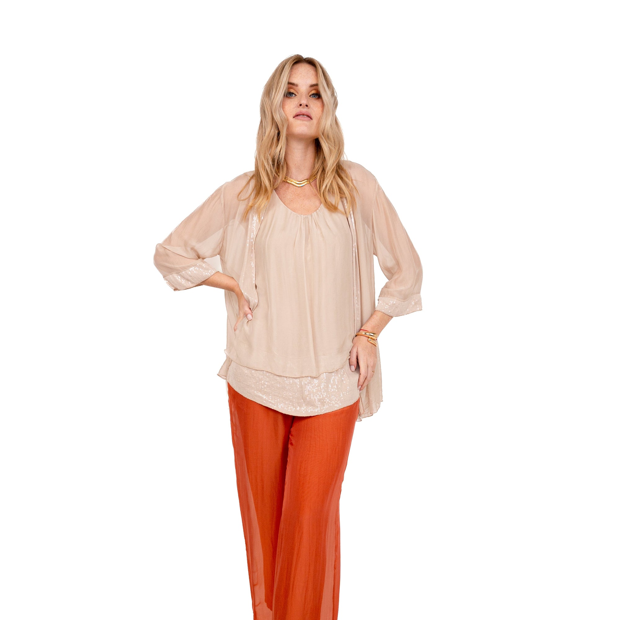 Blusa Seda Caterina