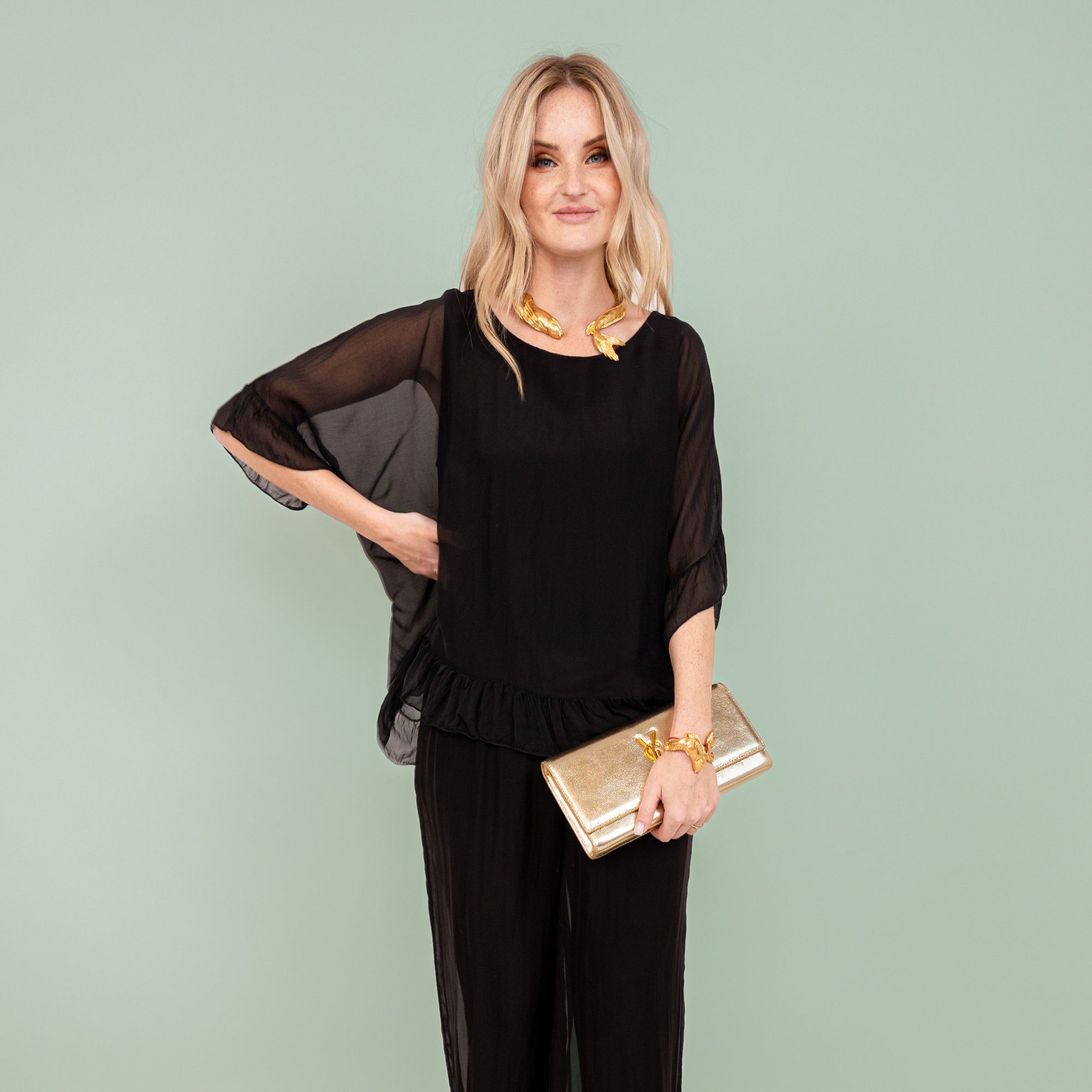 Blusa Seda Eleonora