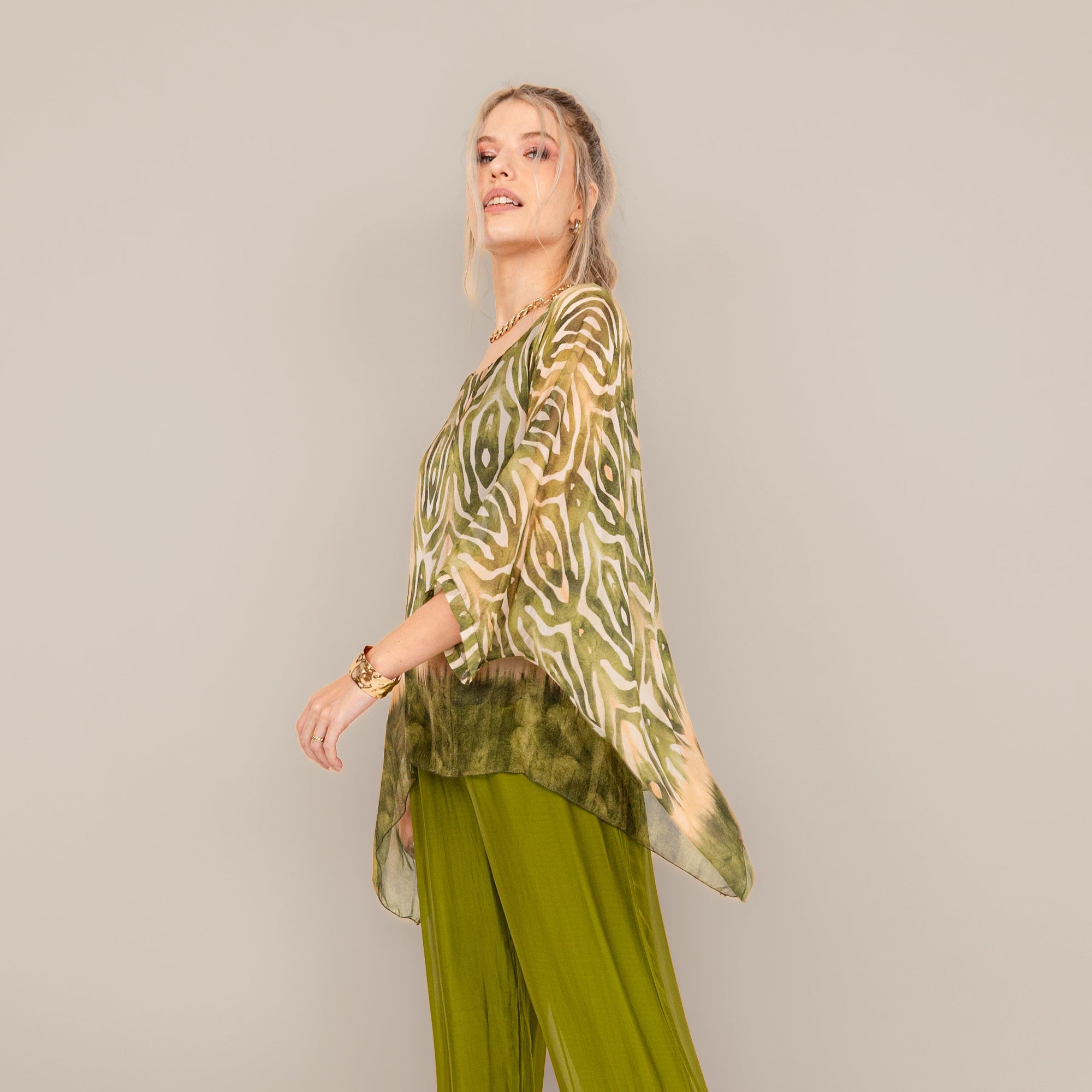 Blusa Seda Milena