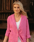Set Lino Irene - Blazer y Pantalón